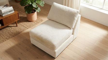 Ashley Elissa White Couch, Washable Covers, Like New, free delivery