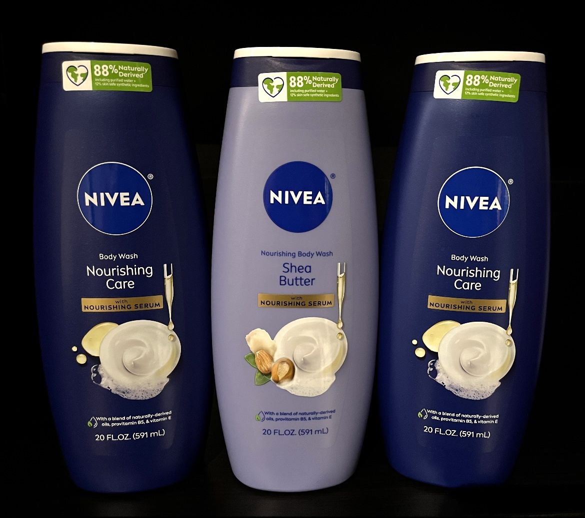 NOW $11.99 ➡️ (PACK OF 3) NÍVEA BODY WASH