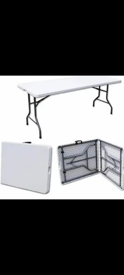 6-Foot Folding Table – New