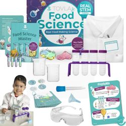 Tovla Jr. My First Food Science Kit, Edible Slime + Fun Experiments, STEM Montessori-Inspired