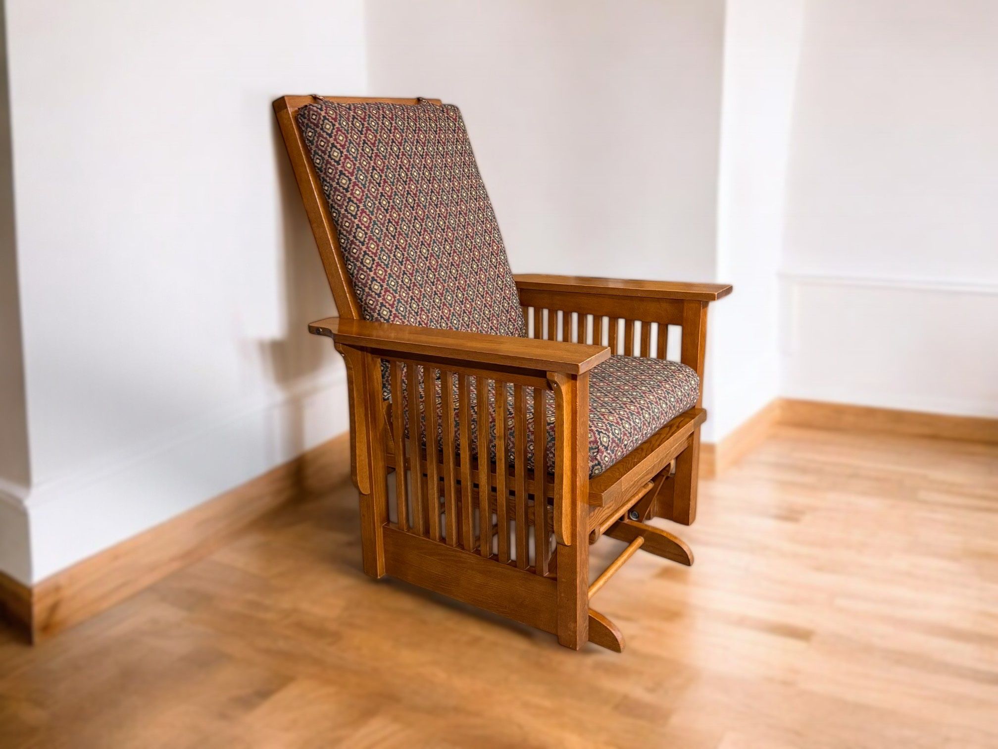 Best Chairs Texiana Mission Style Glider Rocker Armchair
