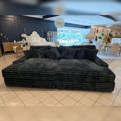 Super cofy Extra Large Double chaise Loveseat 