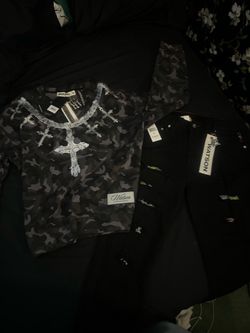 Watson Luxe Chrome Cross Camo Sweater (Medium)