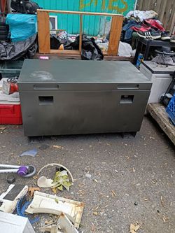 Large Metal Job Site Tool Box