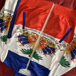 Haitian flag Jacket