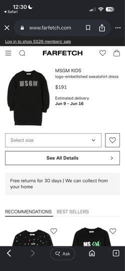 MSGM Sweater dress