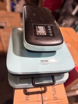 VEVOR Heat Press Bundle – Shirt, Tumbler & Hat Press – Never Used