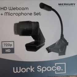 NEW! Merkury Innovations HD webcam and microphone