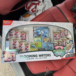Pokémon 151 Blooming Waters Premium Collection SEALED UNOPENED