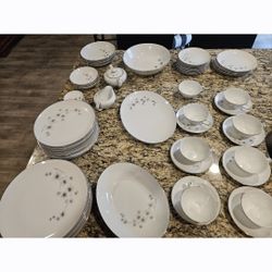 Platinum Star Burst Fine China By Creative