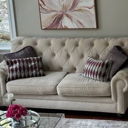 Moving Sale. Sofa . Comfortable and cozy. Decor pillows not included.