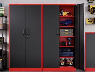 Locking Steel Storage Cabinet
