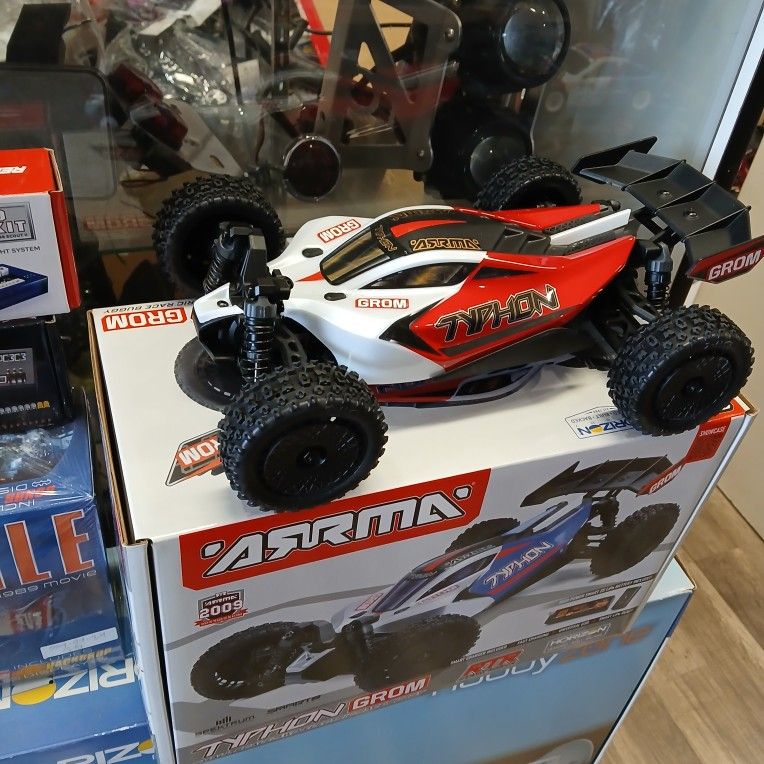 ARRMA Typhon 4x4 Grom Brushed Electric 4x4 Including Remote Battery And A Charger