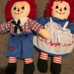 Raggedy Ann And Andy Dolls