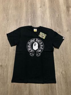 Black chrome bape shirt