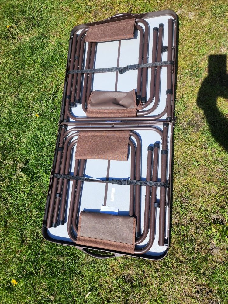 Camping Table And Stools. Ozark Trail for Sale in Federal Way, WA OfferUp