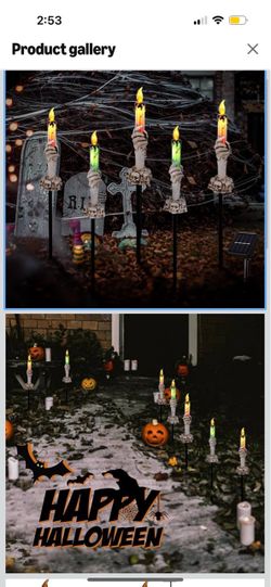 Solar Halloween lights