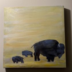 Hand Painting Buffalo