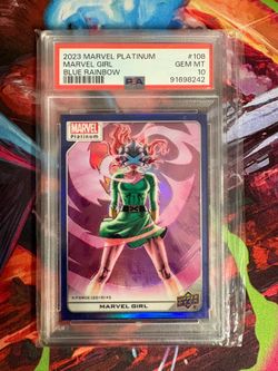 Psa 10 marvel girl card