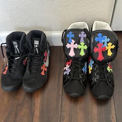 2 Pairs of Custom Shoes – Size 8.5 – Brand New