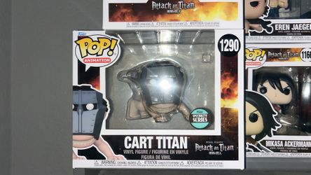 cart titan funko pop attack on titan 12$