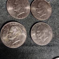 Eisenhower Dollars - Fifteen Coins