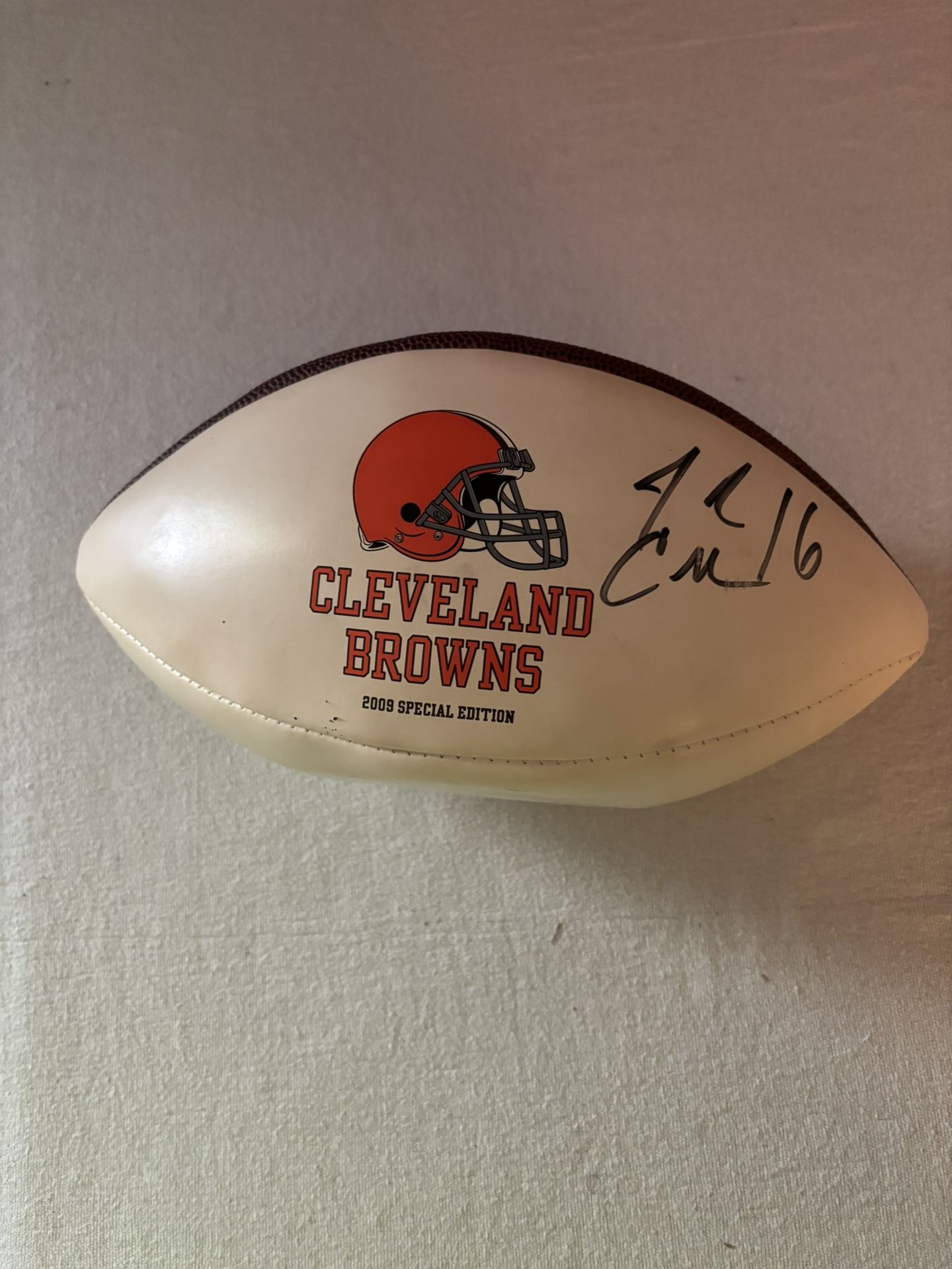 Josh Cribbs Signed Ball