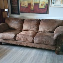 $100 OBO Faux-Suede Couch