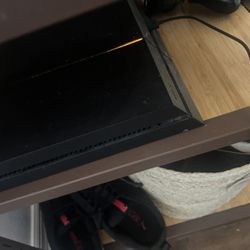 PS4 with controller