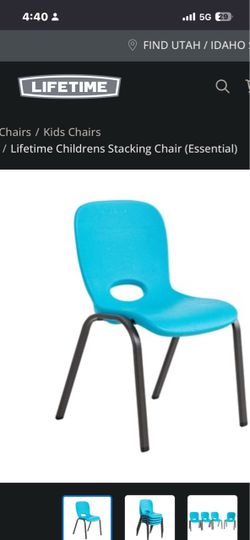 Stackable Lifetime Chairs