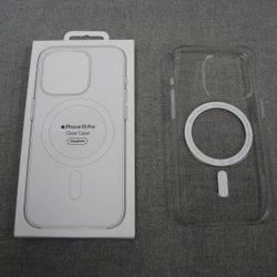 Apple iPhone 15 Pro Original Clear Case with MagSafe
