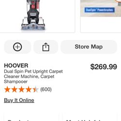 Hoover Carpet Cleaner/shampooer