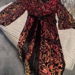 Bashful Monster Sequin Dress 