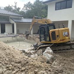 Bobcat Excavadora Volteó 