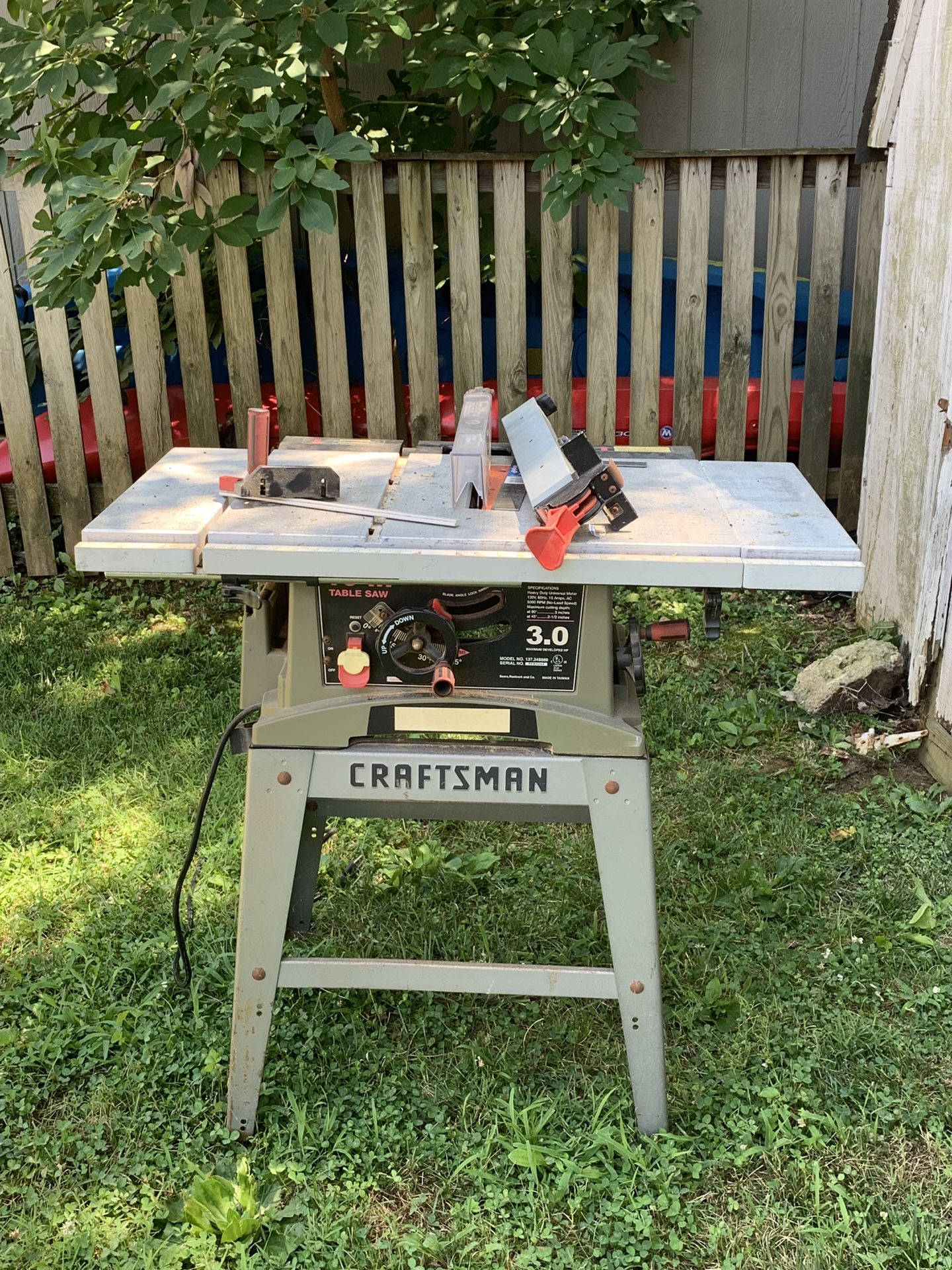 Craftsman Table Saw