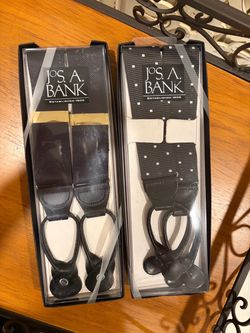 Set of 2 Jos a bank suspenders