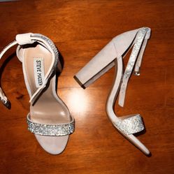 Rose Pink Sparkling High Heels $10 Steve Madden 