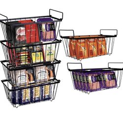 6 Pack Deep Freezer Organizer Bins for 7 Cu.Ft Freezer Sort Frozen Meats