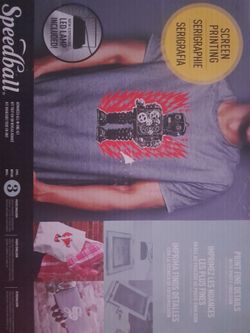 Photo emulsion screen printer for fabric/clothing