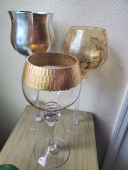 Set of 3 candle holders