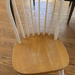 Windsor Oak Chair White Bars 