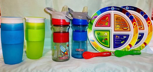 Baby/toddler/Children/kids drink ware, plates & spoons