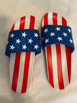 Patriotic Slides men’s 8