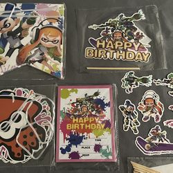 Splatoon Birthday Party Decorations (New)