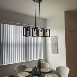 Dining Lamp And Kitchen