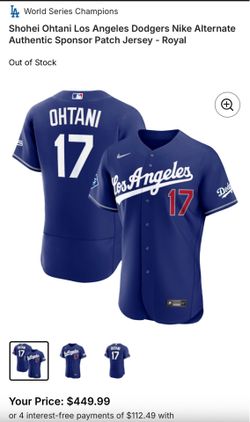Shohei Ohtani - Dodgers Authentic Jersey