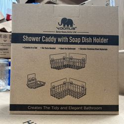 3 Pack Corner Shower Caddy Shelf, No Drilling, Stainless Steel Rust Proof