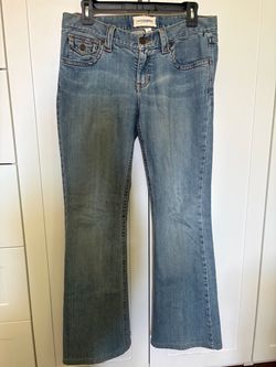 Woman's Abercrombie & Fitch Light Blue Women's Bootcut Jeans size 4