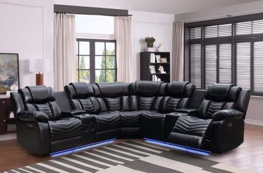Recliner Sofa S480 Black