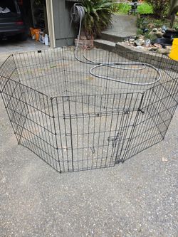 Wire puppy exercise pen playpen